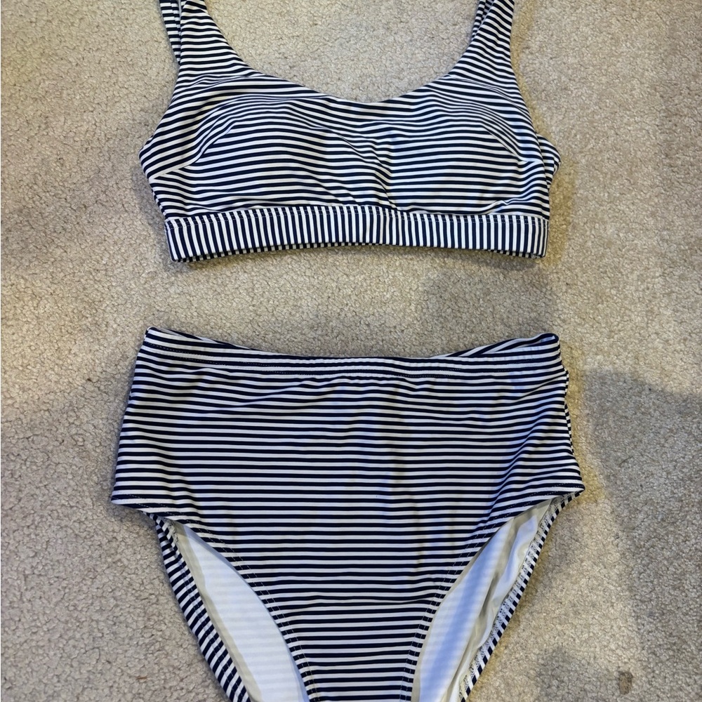 Striped Bikini Set